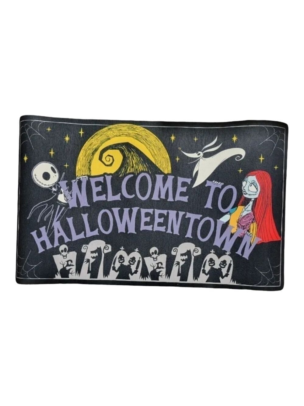 NEW Disney Nightmare Before Christmas Welcome to HalloweenTown doormat